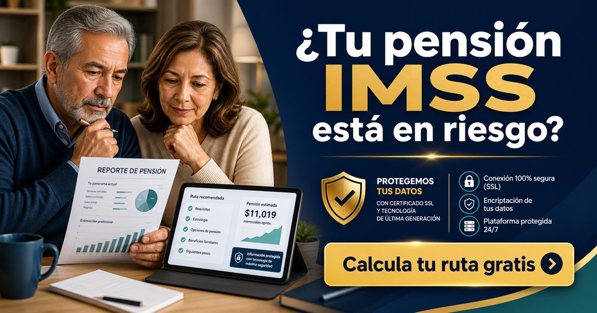 RutaDePensiones.com - Calcula tu ruta de pension IMSS gratis